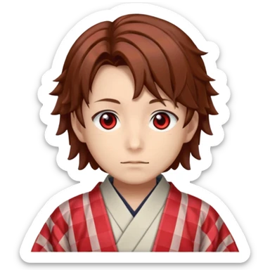 Tanjiro de l’anime démon slayer sticker