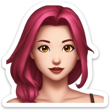 Katarina league of legends busty sfw sticker