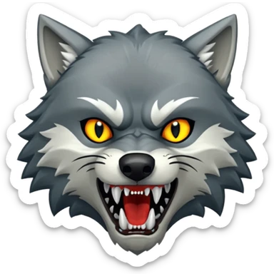Witcher 3 bestiary icon wolf sticker