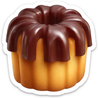 canelé de bordeaux  sticker