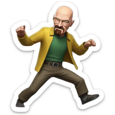 walter white fortnite dancing sticker