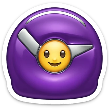 dark purple google chrome sticker