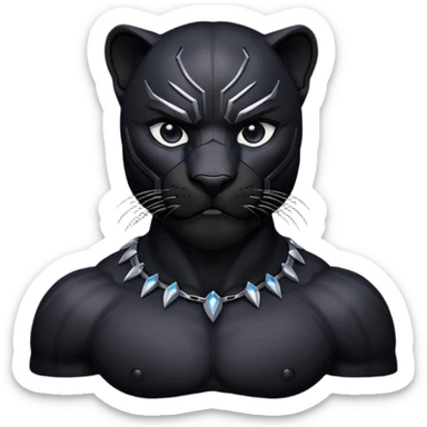 A Black panther sticker