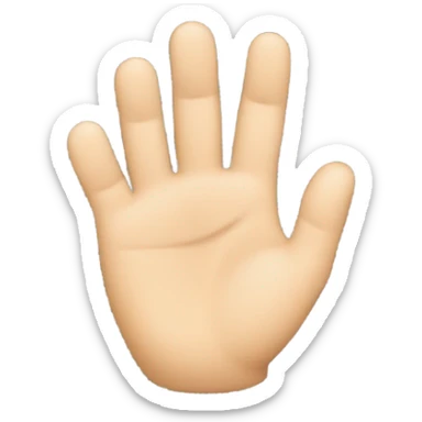 Half salute half dotted sticker