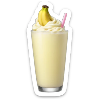Banana milkshake sticker