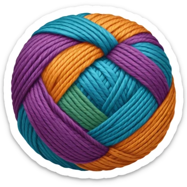 knitting sticker
