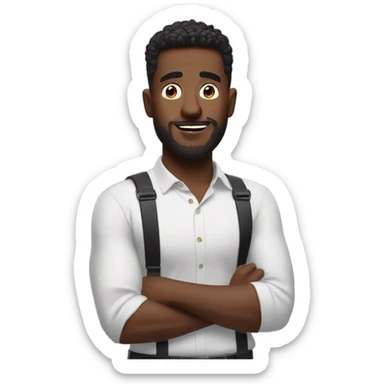 man completely distracted on tiktok  sticker