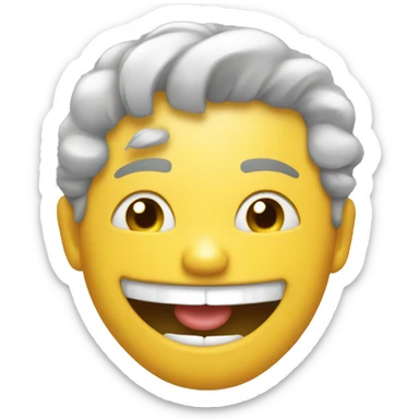 drawing style laugh sticker