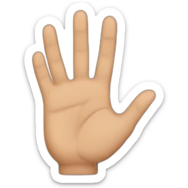 Scout hand sign sticker