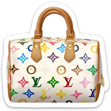 Light colored Louis Vuitton cosmetic bag  sticker