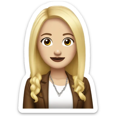iPhone bitmoji of 2 broke girls oleg sticker