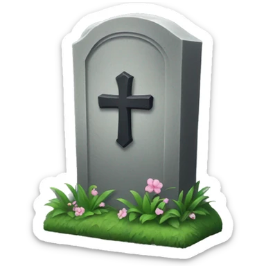 gravestone sticker