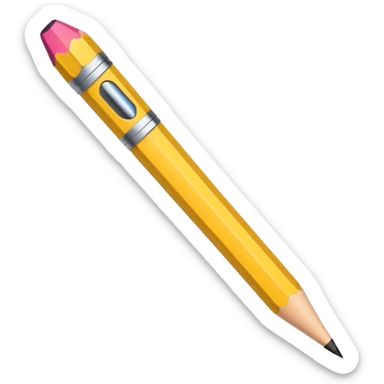 Crayon de papier baguette magique  sticker