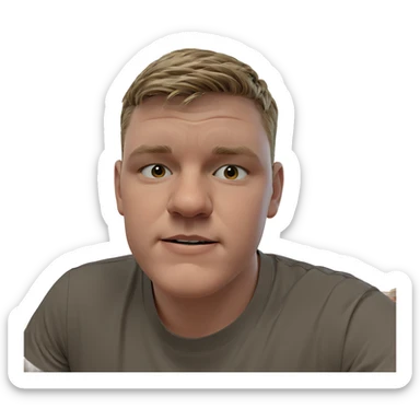 boy by window indoors sticker