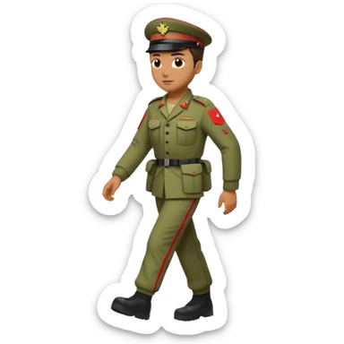 Lebanese forces cross sticker