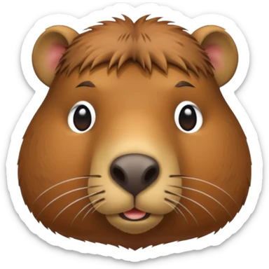 Capybara sticker