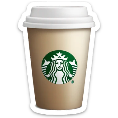 starbucks coffee cup sticker