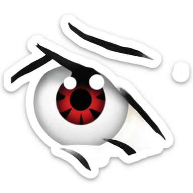 Sasuke sharingan eye sticker