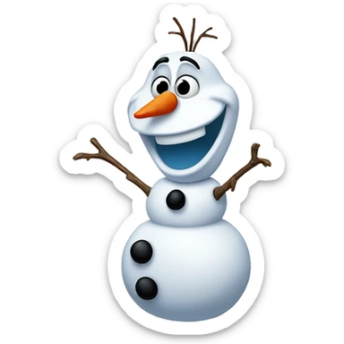 Olaf the snowman sticker