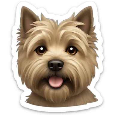 cute cairn terrier sticker