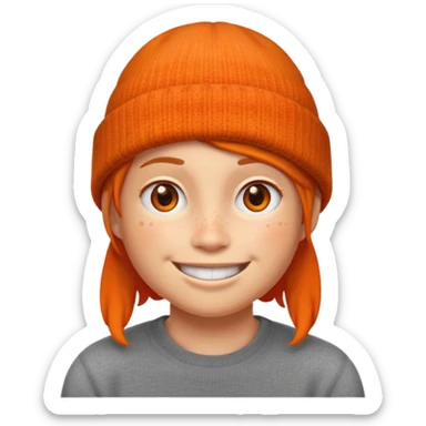 Creami una emoji che si ispira a travi scott sticker