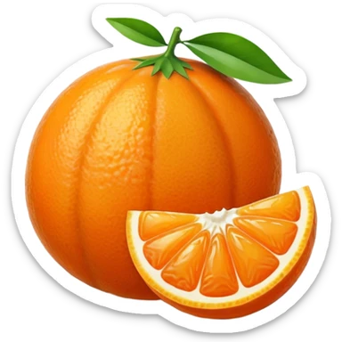 tangerine sticker