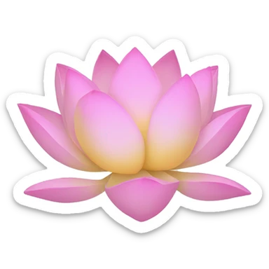 Lotus flower  sticker