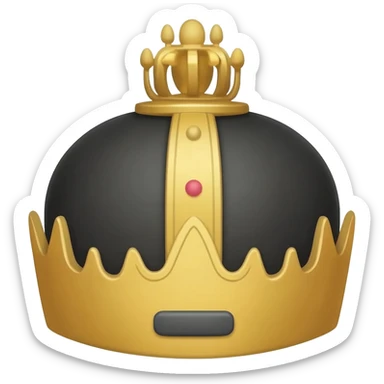 king hat korean style sticker