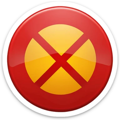 simbolo de prohibido  sticker