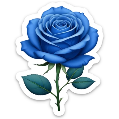 rosa azul sticker