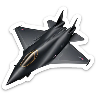 SR-71 Blackbird - Lockheed Martin (Stealth Grey) A sleek, high-speed reconnaissance aircraft with an elongated, needle-like fuselage and a smooth, aerodynamic design. The body is finished in a deep, matte jet-black with subtle panel lines and heat-resistant detailing. Its twin engines are seamlessly integrated into the structure, with sharp, swept-back wings that emphasize speed and stealth. The cockpit canopy is tinted, adding to its mysterious, high-tech aesthetic, while the overall silhouette exudes an aura of unmatched velocity and secrecy. sticker