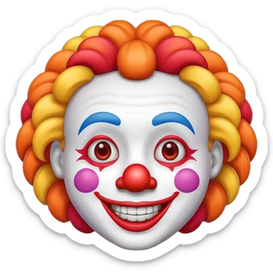 clown emoji sticker
