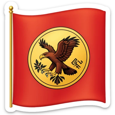 Flag of the Achaemenid period sticker