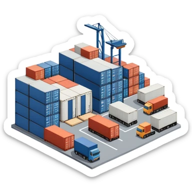 logistic center sticker