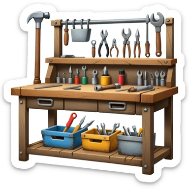 Workshop Bench sticker
