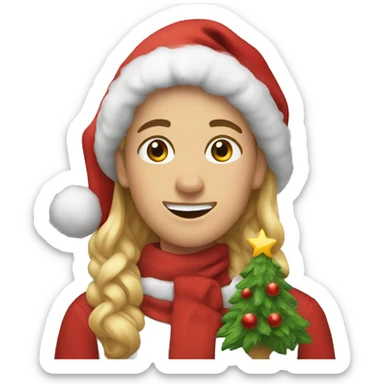 Christmas sticker