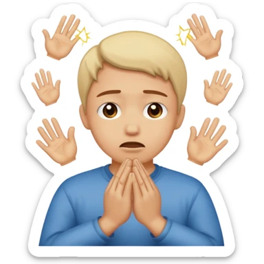 person pleading innocent  sticker