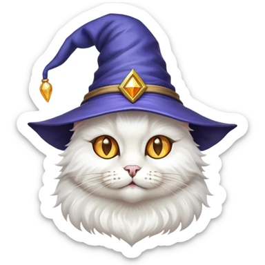 cat-wizard sticker