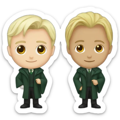 Draco malfoy et harry potter sticker