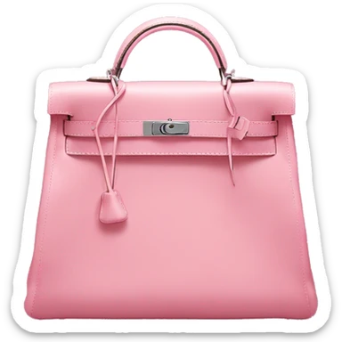 Hermes Kelly bag pink sticker