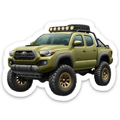 2025 olive Tacoma off-road  sticker