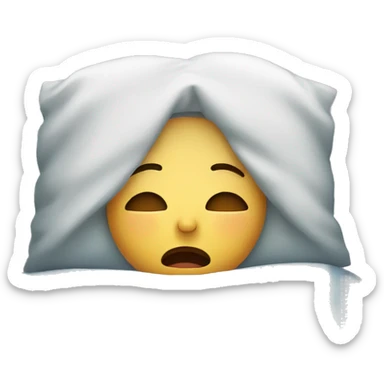 tears while sleep sticker