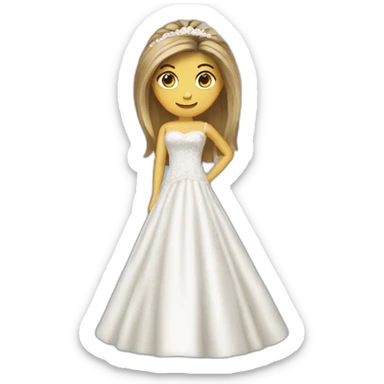 Rachel green with wedding dress sticker