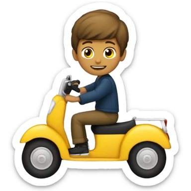 a boy code with ride sticker