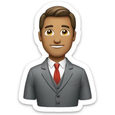 Business man sticker