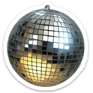 Mirrorball sticker