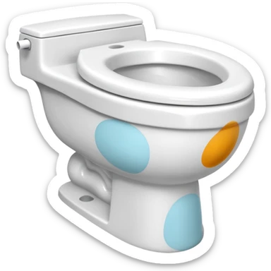 Mam used toilett bowl sticker