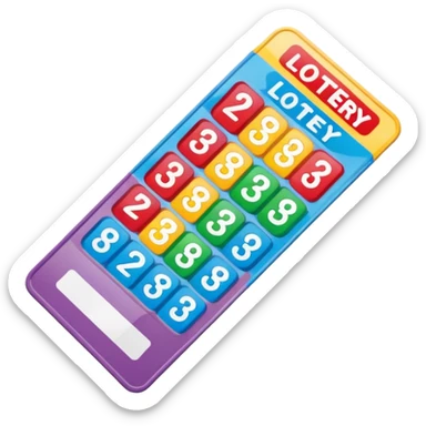 lottery sticker