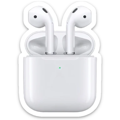 wired airpods sticker