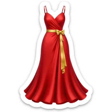 dress xmas sticker